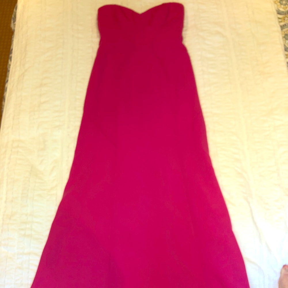 BCBG Max Azria Gorgeous Hot Pink full length dress